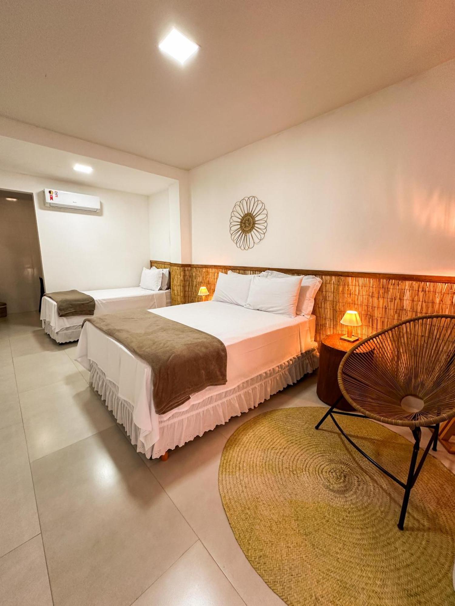 Parador 7 Bangalo, Praia Do Parracho, 1,0 Km Da Rua Mucuge Порту-Сегуру Экстерьер фото